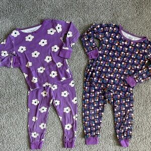 Carter’s Toddler Girl Long Sleeve purple pajamas - set of 2 - size 2T